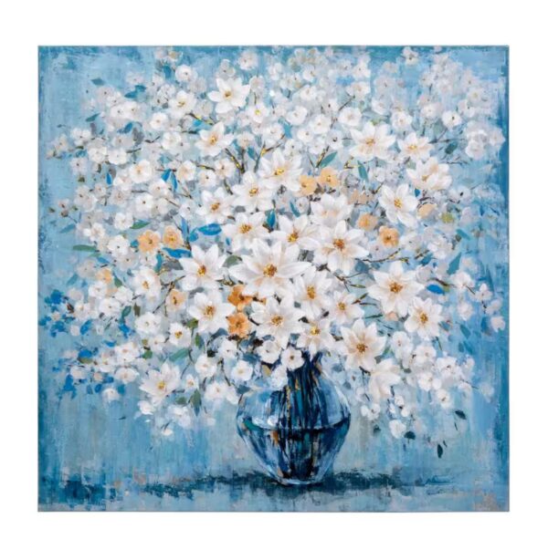 Wispy Arrangement I Unframed Hand Painted Floral Wall Art 40 in. x 40 in.