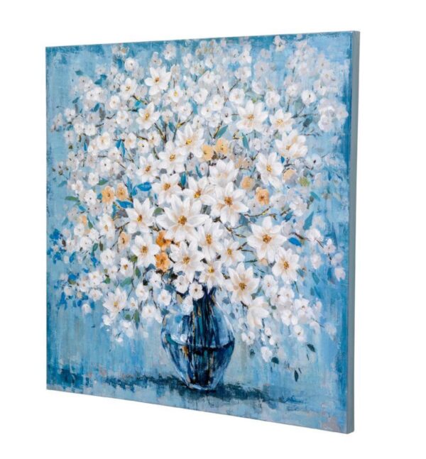 Wispy Arrangement I Unframed Hand Painted Floral Wall Art 40 in. x 40 in.